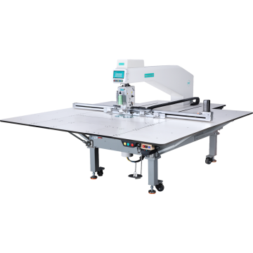 Machine head rotating intelligent template sewing machine